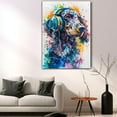 thumbnail image 5 of Afghan Hound Dog Painting Pictures Wall Decor Framed Canvas Prints Modern Gifts for Man Artwork Home Decor for Bedroom Living Room Office, 5 of 6
