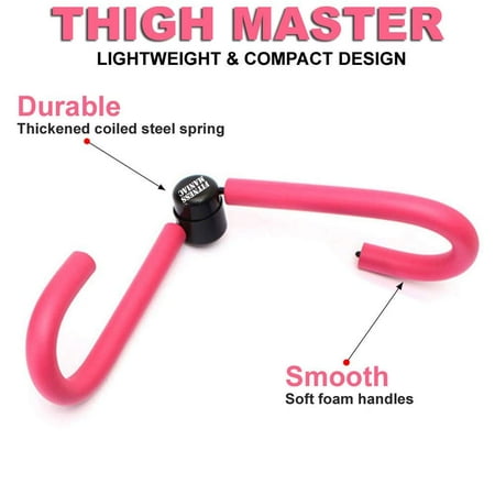 Fitness Maniac Thigh Toner & Butt, Leg, Arm Toner Thigh Trimmer Leg Exerciser Thigh Master Home Gym Equipment (Best Thigh Exercises Without Equipment)