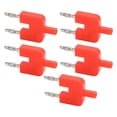 thumbnail image 1 of Dual Banana Plug, High Accuracy Technology Widely Used 2 Way Banana Plug  For Electronic Instruments Red,Black, 1 of 8
