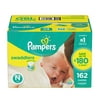 Pampers Swaddlers special Diapers Newborn -162 ct. (Less than 10 lb.)