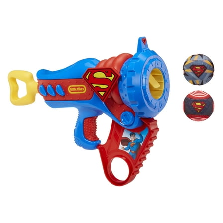 Little Tikes Superman Boom Blaster, DC Comics Active Play Toy Blasters, Boys and Girls Ages 3  Years