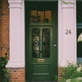 thumbnail image 2 of 5-inch Rustic House Numbers, Cast Iron Metal Home Address Signage, Unique Hammered Look, Number 0, 2 of 7