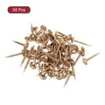thumbnail image 3 of Uxcell Paquete de 50 Clavos de Tapicería, Clavos de Tapicería de 8x20mm, Clavos Decorativos de Cabeza Redonda para Muebles, Dorado, 3 of 7