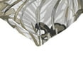 thumbnail image 2 of Jordan Manufacturing 18" x 17" Bryan Walnut Beige Leaves Rectangular Tufted Outdoor Wicker Seat Cushion with Ties with Ties (2 Pack), 2 of 11