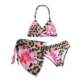 thumbnail image 7 of Weebloom Swimming Suit For Little Girls Two Piece Swimwear Leopard Printed Bathing Suit For Kids Summer Swimming Suit Beach Pool Wear Khaki 7-8 Years, 7 of 7