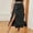 Dark Gray, variant on SBYOJLPB Women's Casual Jean Skirt High Waist Back Slit Stretch Denim Skirts Blue 10(XL)
