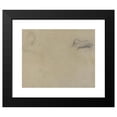 thumbnail image 2 of Edgar Degas 24x20 Black Modern Framed Museum Art Print Titled - Studies of Feet (Verso) (1855), 2 of 5
