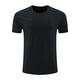 thumbnail image 2 of Tops para hombre, blusas y camisas de cuello redondo y manga corta para hombre, camiseta informal de solapa de color liso a la moda para hombre, blusa de cuello redondo y manga corta para hombre., 2 of 8