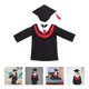 thumbnail image 4 of Conjunto de estola y borlas para toga de graduación infantil, ideal para cosplay, fotografía y presentaciones (rojo, 120 cm), 4 of 8