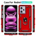 thumbnail image 5 of Funda de teléfono para Xiaomi Poco X5 Pro 5G y Redmi Note 12 Pro de Uso Rudo Shockproof + Cristal 9D, 5 of 5