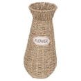 thumbnail image 5 of Tall Wicker Floor Vase for Home Decor, Flower Arrangement Container, Office Piece, Natural Woven Design, 5 of 8