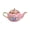 Pink, variant on Chinese Styles Enameled Alloy Jewelry Accessories Holder Teapot Shape Trinket Box Elegant Desk Ornament