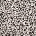 thumbnail image 2 of Miyuki Delica Seed Beads – Size 11/0 (1.6 mm), DB1159, Galvanized Silver Pewter, 7.2 g, Approx. 1440 Beads, 2 of 7