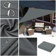 thumbnail image 2 of Vela triangular de 5/3,6/3/2M, toldo impermeable para sombrilla, toldo de bloque UV 98% con cuerda gratis para jardín, Patio, pérgola, Gazebo, 2 of 5
