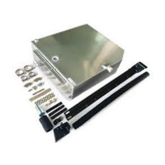 25 gal Aluminum Fuel Tank with Seamed Frame for 1955-1957 Chevrolet Bel Air, 150 & 210