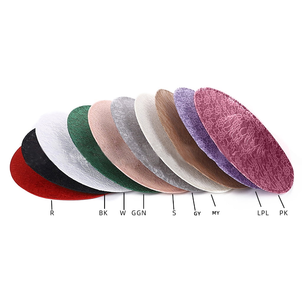 tegongse Bonnet Hat Base for Women Millinery Hat Making Accessory Vintage French Bonnet Hat Accessories Cocktail Hat Round Base
