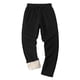 thumbnail image 3 of Pantalones largos de invierno para hombre, rectos, de terciopelo, informales, de uso diario, de rayón, 3 of 4