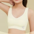 thumbnail image 5 of Ketyyh-chn99 Bras for Teen Girls 2023 Girls Wireless Bras Comfortable Cotton Training Bras for Teens Yellow,XL, 5 of 5
