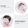 thumbnail image 4 of Baby Silk Eye Mask Kids Now-born Baby Silk Eye Protector Infant Sleeping Mask, 4 of 6