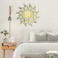 thumbnail image 2 of onlyliua Liquidación Ofertas Del Día Ofertas Prime Siglas Adhesivas y de Pared En Espejo Diseño y Flor Dorada Corazon y Sol, 2 of 5