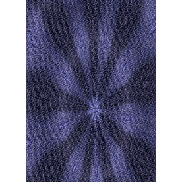 Ahgly Company Machine Washable Indoor Rectangle Transitional Deep Periwinkle Purple Area Rugs, 3' x 5'