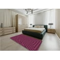 thumbnail image 5 of Ahgly Company Machine Washable Indoor Rectangle Transitional Burnt Pink Area Rugs, 3' x 5', 5 of 7