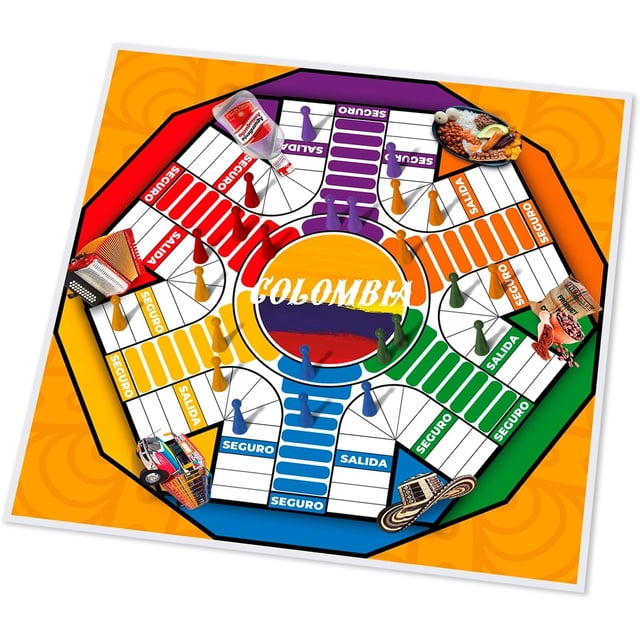 Juego de mesa PAP Products PARQUES COLOMBIANO para 2-6 jugadores
