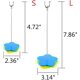 thumbnail image 2 of 2 PCS Bird Stainless Steel Skewer Fruit Vegetable Holder Parrot Foraging Toy, 2 of 5