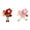 Red*1+Pink*1, variant on KaiXunRui 2PCS 15cm Plush Charm | Catch Your 2026 Flower Luck With This "