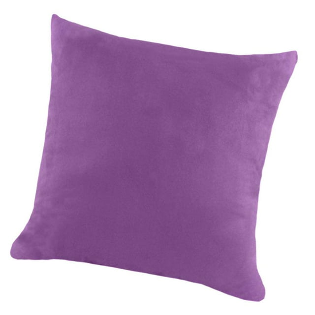 Funda de Almohada Cuadrada Baoblaze Funda de Almohada de Terciopelo 60x60cm Color Púrpura