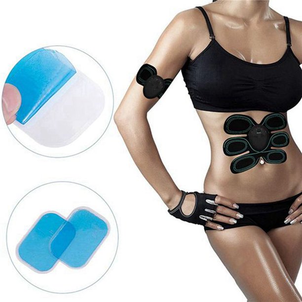 240 Piezas Almohadillas de Gel para EMS Entrenador Abdominal Estimulador Muscular Ejercitador Adelgazante Accesorios para Máquina