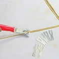 thumbnail image 1 of Rascadores de nivelación de alambre de soldadura para bordes de suelo,Recortadora de vinilo duradero para alfombras de suelo,Herramienta de soldadura Estilo B BLESIY Rebajado de soldadura de pisos, 1 of 8