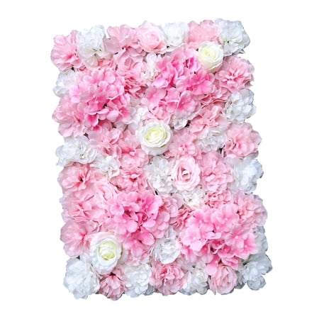 FVDPWYE Faux Blossom Wall Background Romantic for Indoor Outdoor Events Stage Party Pink Option 9