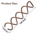 thumbnail image 2 of LQQBOX 1.97" Spiral Hair Pin Twist Barrette Spin Pins Non-Scratch Round Tips Twist Screw Hair Pin for Women Bun Hair Style DIY(Brown, Set of 50), 2 of 7