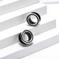 thumbnail image 5 of GHSDFBB 2 Pcs 316L Acier Inoxydable Vis Tunnel Bouchon d'Oreille Extensible Jauge 0G-1 Pouces, 5 of 5