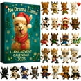 thumbnail image 4 of Alpaca Christmas Advent Calendar 2025, 24 Days Christmas Countdown Calendar, 2D Acrylic Ornaments, Festive Llama Themed Holiday Decor for Home, Perfect Gift for Alpaca Fan, 4 of 12