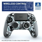 Nacon Revolution 5 Pro Officially Licensed PlayStation Wireless Controller for PS5 / PS4 / PC - Hall Effect, Trigger Stops, Map Buttons - Arctic Camo