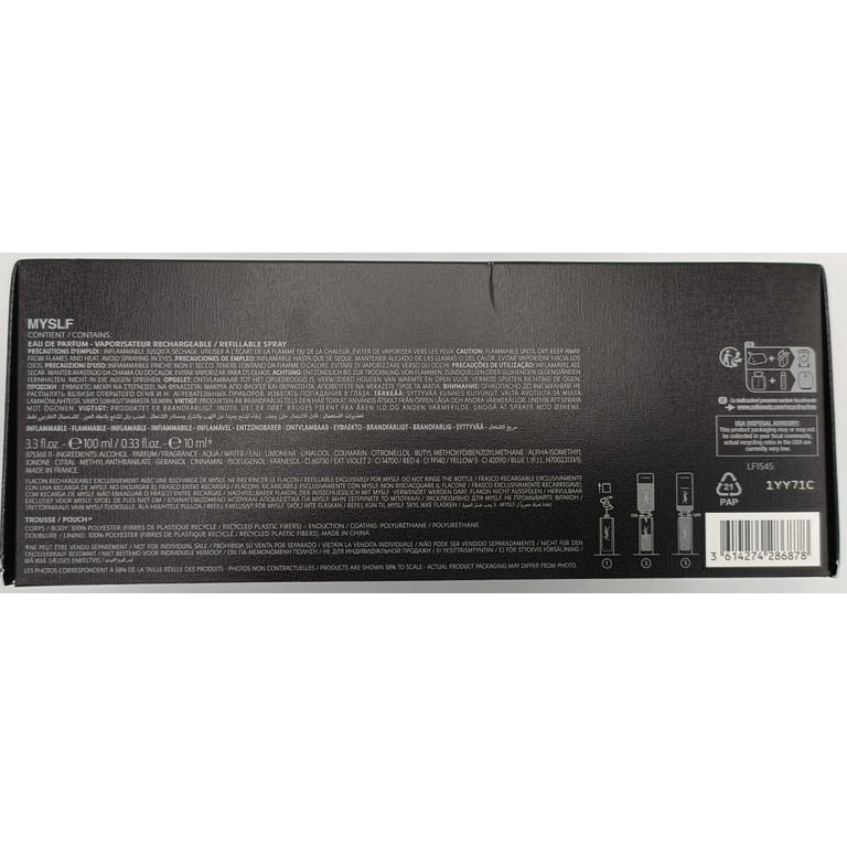 Yves Saint Laurent MYSLF Holiday Gift Set (Eau de Parfum 3.3 fl. oz+ Eau de Parfum 0.33 fl. oz + Toiletry bag 1 unit)