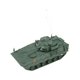 thumbnail image 2 of Modelo de Tanque de China 4D 1/72 Hugo Carro de Orugas Miniatura Verde, 2 of 10