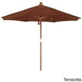 thumbnail image 5 of California Umbrella WOFA758-F76 7.5 ft. Fiberglass Market Umbrella Pulley Open Marenti Wood-Olefin-Woven Sesame, 5 of 5