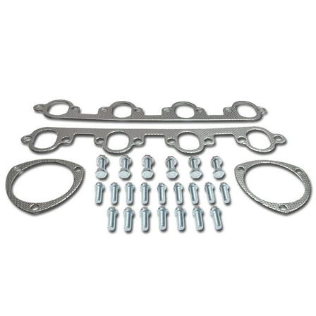 DNA Motoring GKTSET-F429 For 1968 to 1978 Ford Big Block BBC V8 Engine Aluminum Exhaust Manifold Header Gasket Set 69 70 71 72 73 74 75 76 77