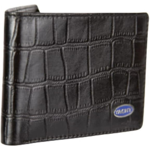 Wallet for Men, Men's Wallets with 9 Card Slots Design, Bifold RFID Blocking Card Holder Genuine Leather Wallet Gifts for Men Extra Capacity Bifold Wallet with 1 ID Windows | 2 Hidden Slots for Money