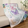 thumbnail image 3 of Wife Birthday Gift Ideas, Birthday Gifts for Wife from Husband, Gifts for Wife Birthday Unique, Happy Birthday Wifey Gifts Throw Blanket 60" x 50", Birthday Present for Wife, Gifts for Her Bday Wife, 3 of 5