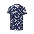 thumbnail image 3 of Honeii Daisies Flowers Print Kids Boy T-Shirt,Breathable Round Neck Tee,Stylish Summer Tee for Boys, for Outdoor Activities and Casual Wear, 3 of 7