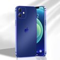 thumbnail image 1 of Ultra Delgado Caso Del Teléfono iPhone 11/12 Pro Max Borde Recto Cuadrado Suave TPU A Prueba De Golpes 12 Chapado Mate, 1 of 4