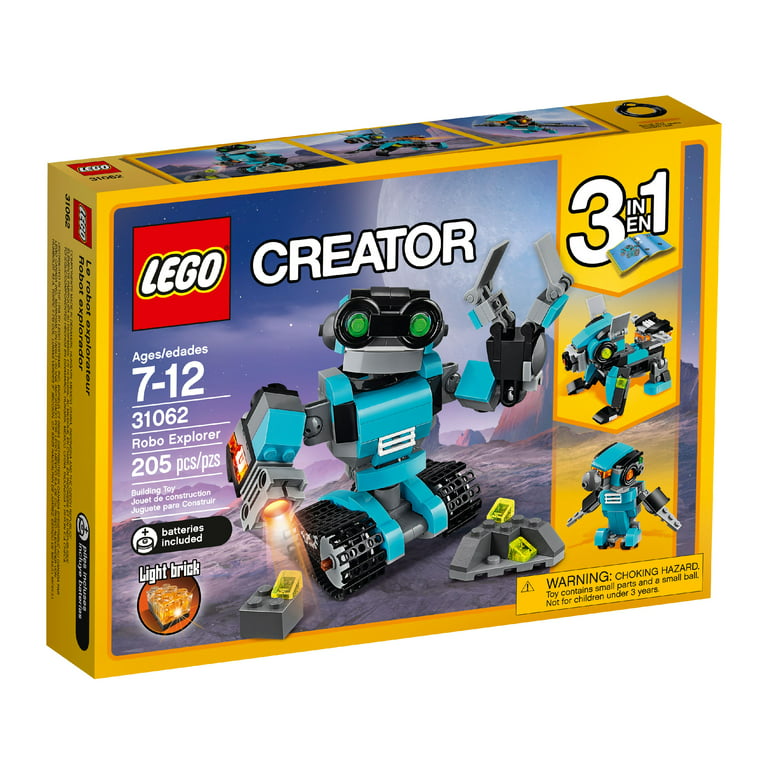 Creator 3in1 Robo Explorer 31062 - Walmart.com