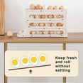 thumbnail image 5 of Nilvkv 4 Tiers Eggs for Fridge Auto Rolling Fridge Eggs Organizer Space-Saving Eggs Dispenser 30 Eggs Fridge Eggs Rack Large Capacity Eggs Dispenser, 5 of 6