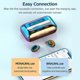 thumbnail image 2 of True Wireless BT Headphone In-ear Sports Earbuds with LED Battery Display Screen Smart Touch Control Power Bank Function White, 2 of 5