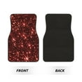 thumbnail image 2 of Fuzoiu Red Glitter Texture Print Carpet Floor Mats for Car,Car Foot Mat Set,Universal Fit 4 Piece Mat Pad Set,Fits Most Cars Trucks Vans Sedans SUV Auto Carpet Mat Se, 2 of 7