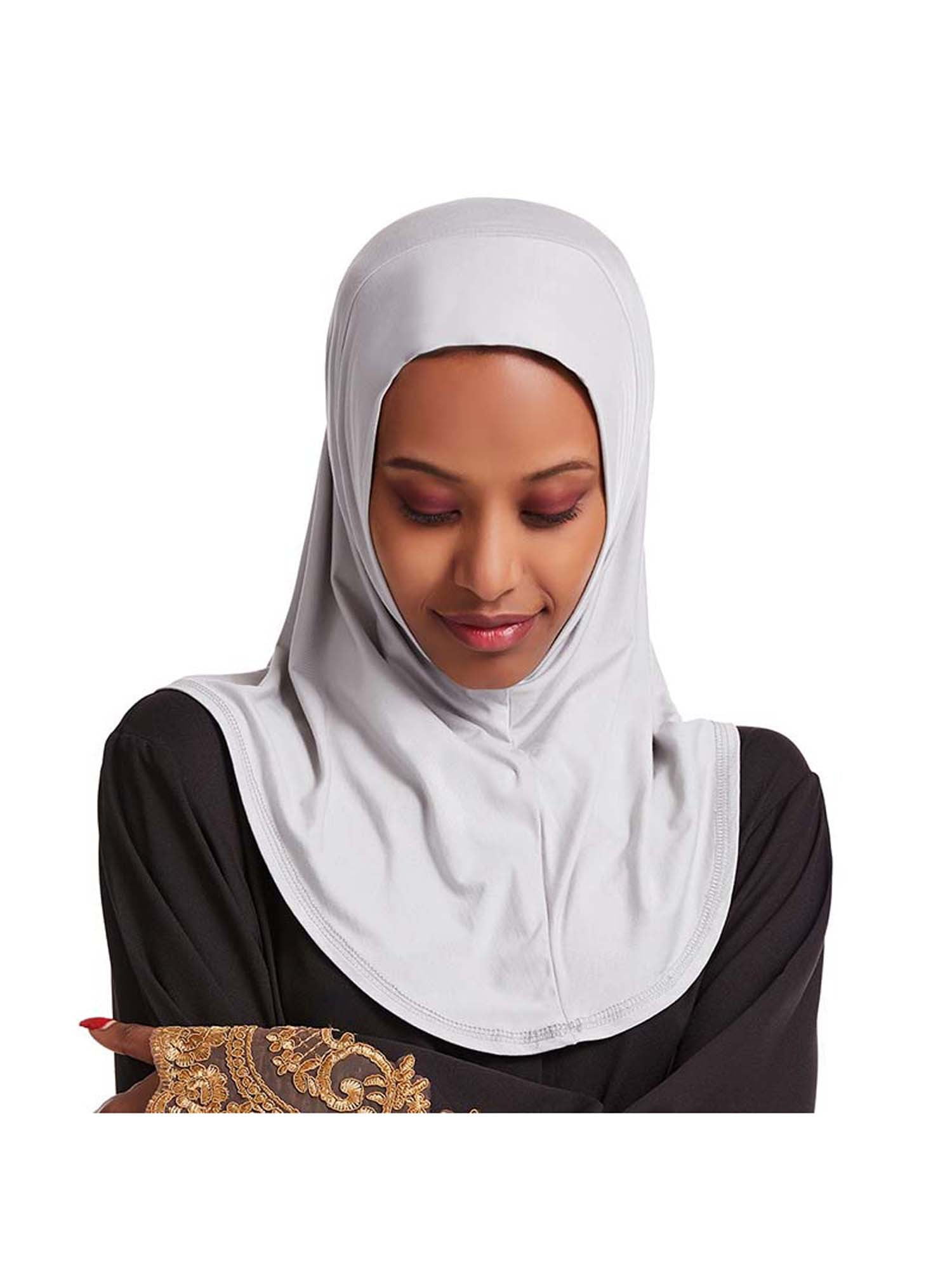 Muslim Women Hijab Hats Flower Scarf One Piece Islamic Amira Arab Caps Ramadan 